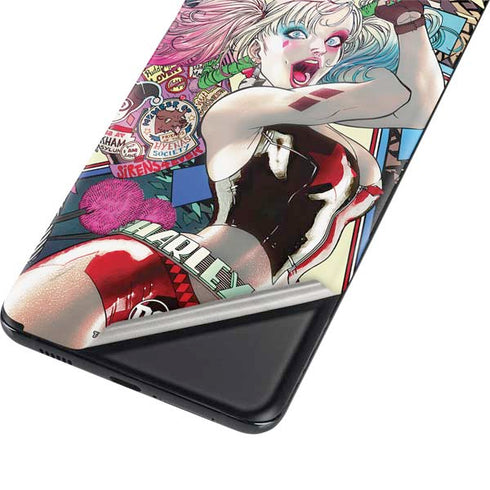 DC Comics Harley Quinn Action Pose Galaxy S21 Ultra 5G Skin